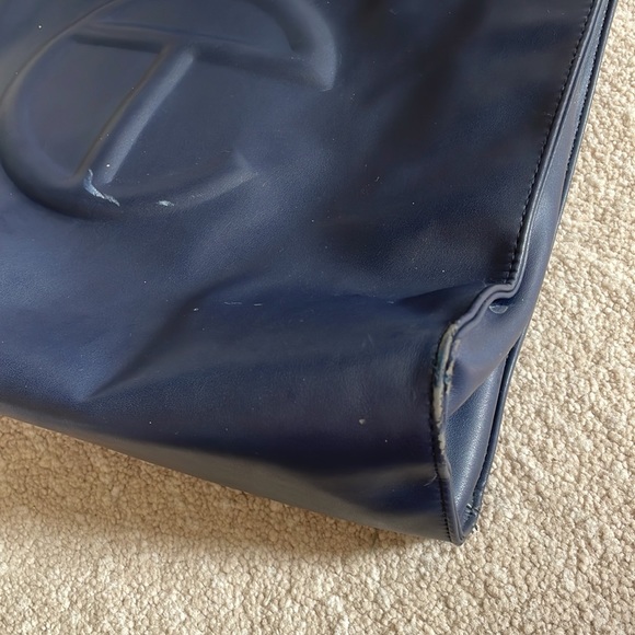 Navy Blue Medium Telfar - Picture 5 of 7